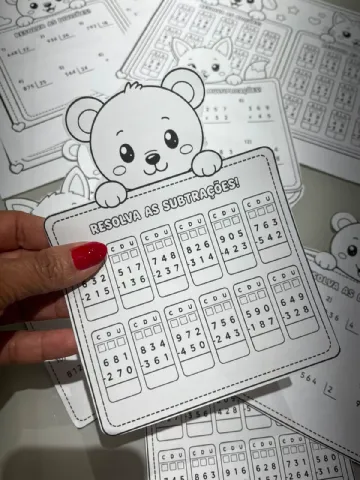 Fichas Matemáticas 4 operações - Matemática Anos Iniciais — amostra 5: 🤩O Desafio das 4 Operações foi preparado…