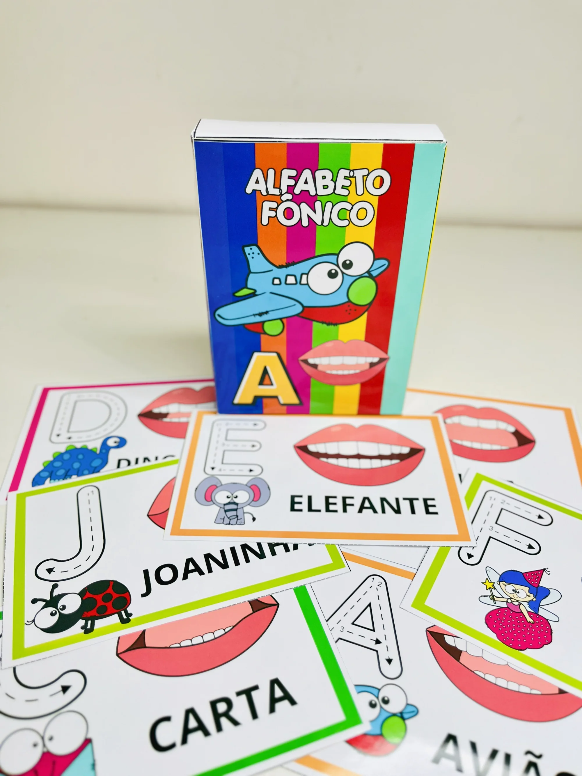 Fichas para trabalhar alfabeto fônico educação infantil — amostra 3: Esse método permite que a criança compreenda que…