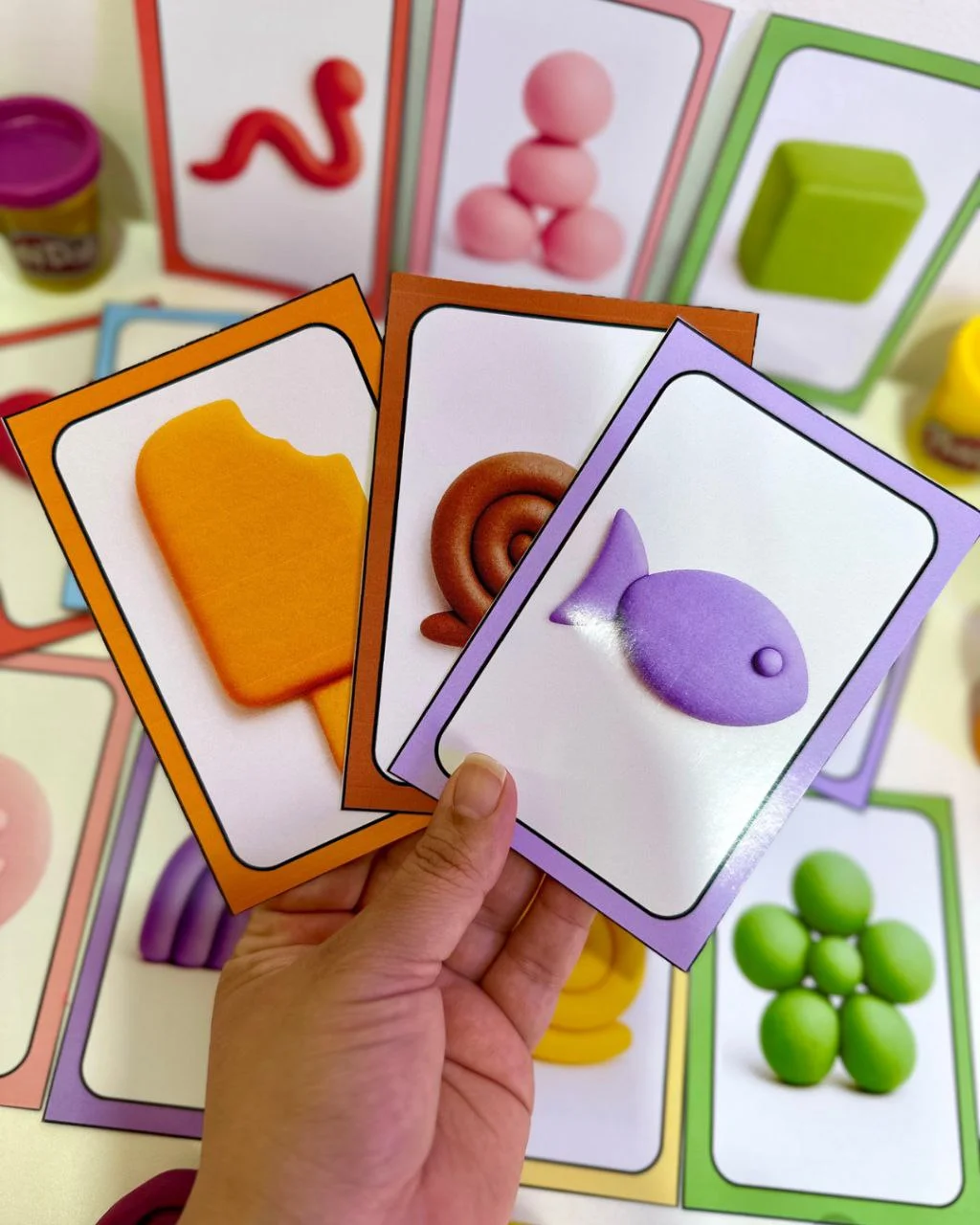 Fichas para Trabalhar com Massinha – Educação Infantil — amostra 3: O Recurso Fichas para Trabalhar com Massinha é ideal…