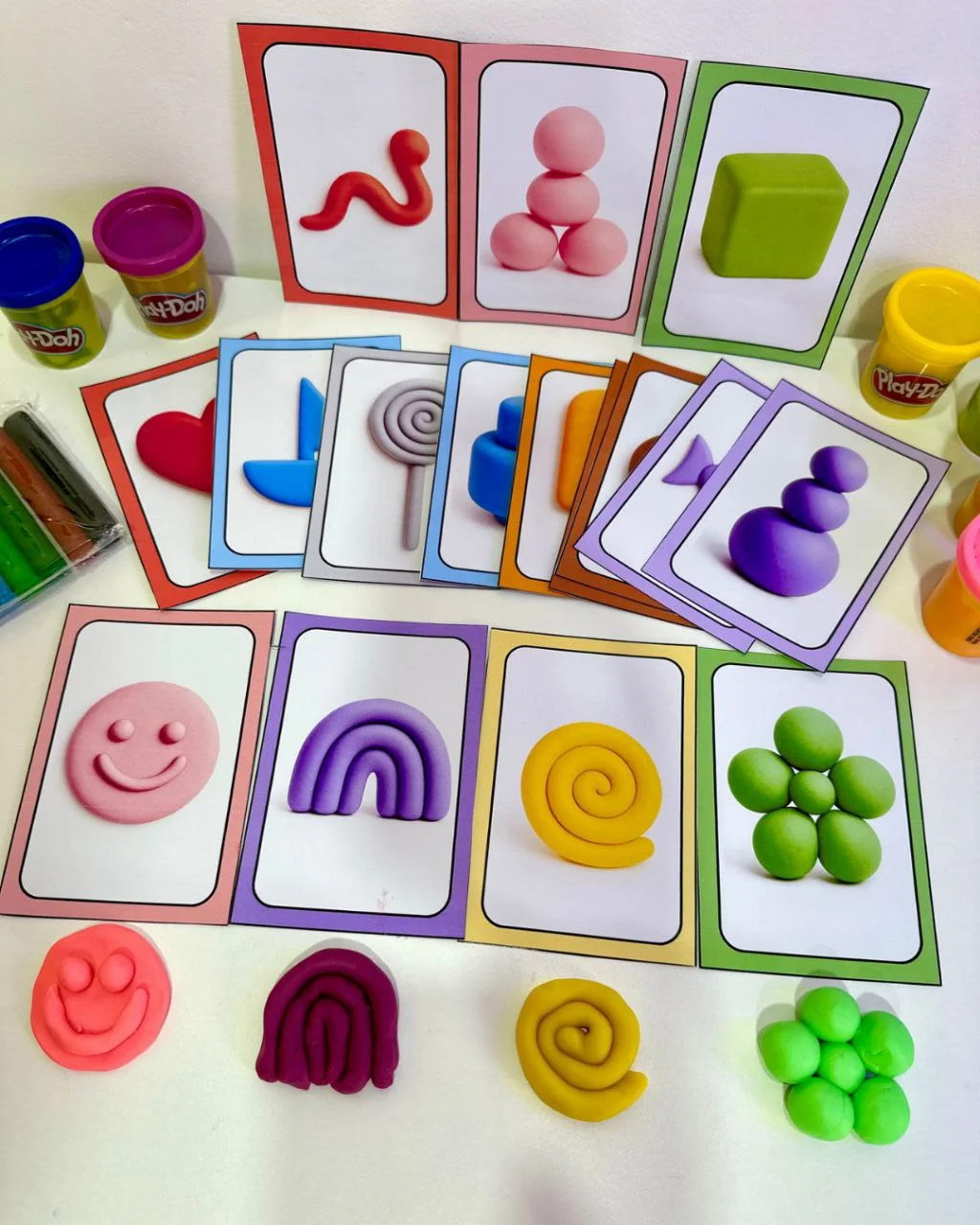 Fichas para Trabalhar com Massinha – Educação Infantil — Atividades para Educação Infantil: O Recurso Fichas para Trabalhar…