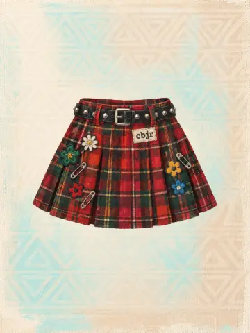 Flashcards de Roupas e Acessórios — amostra 1: Flashcards de roupas em inglês em estilo arte naif e cultura pop