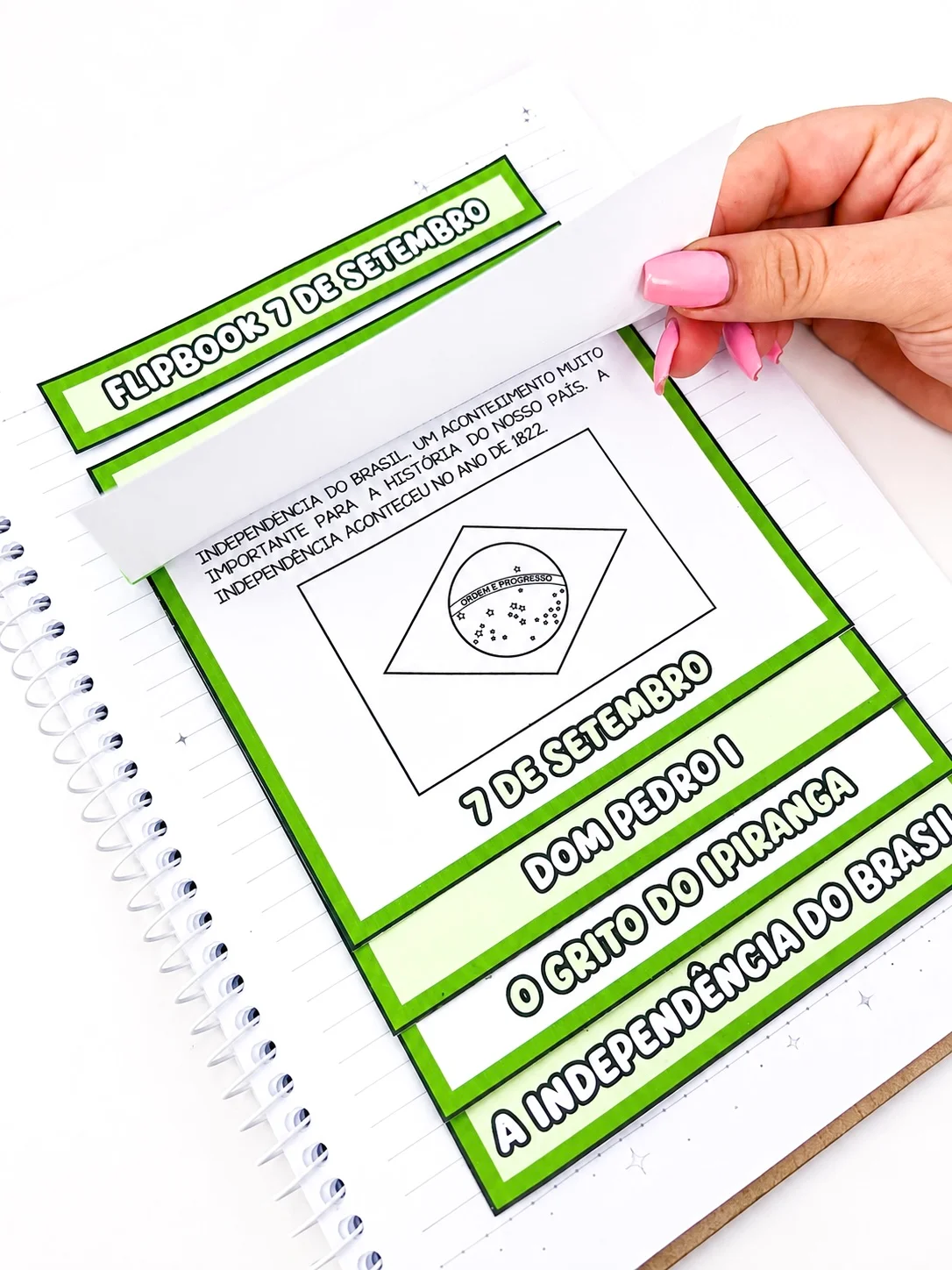 Flipbook 7 de Setembro | Independência do Brasil para Imprimir — amostra 2: Uma proposta lúdica, interativa e visual para…