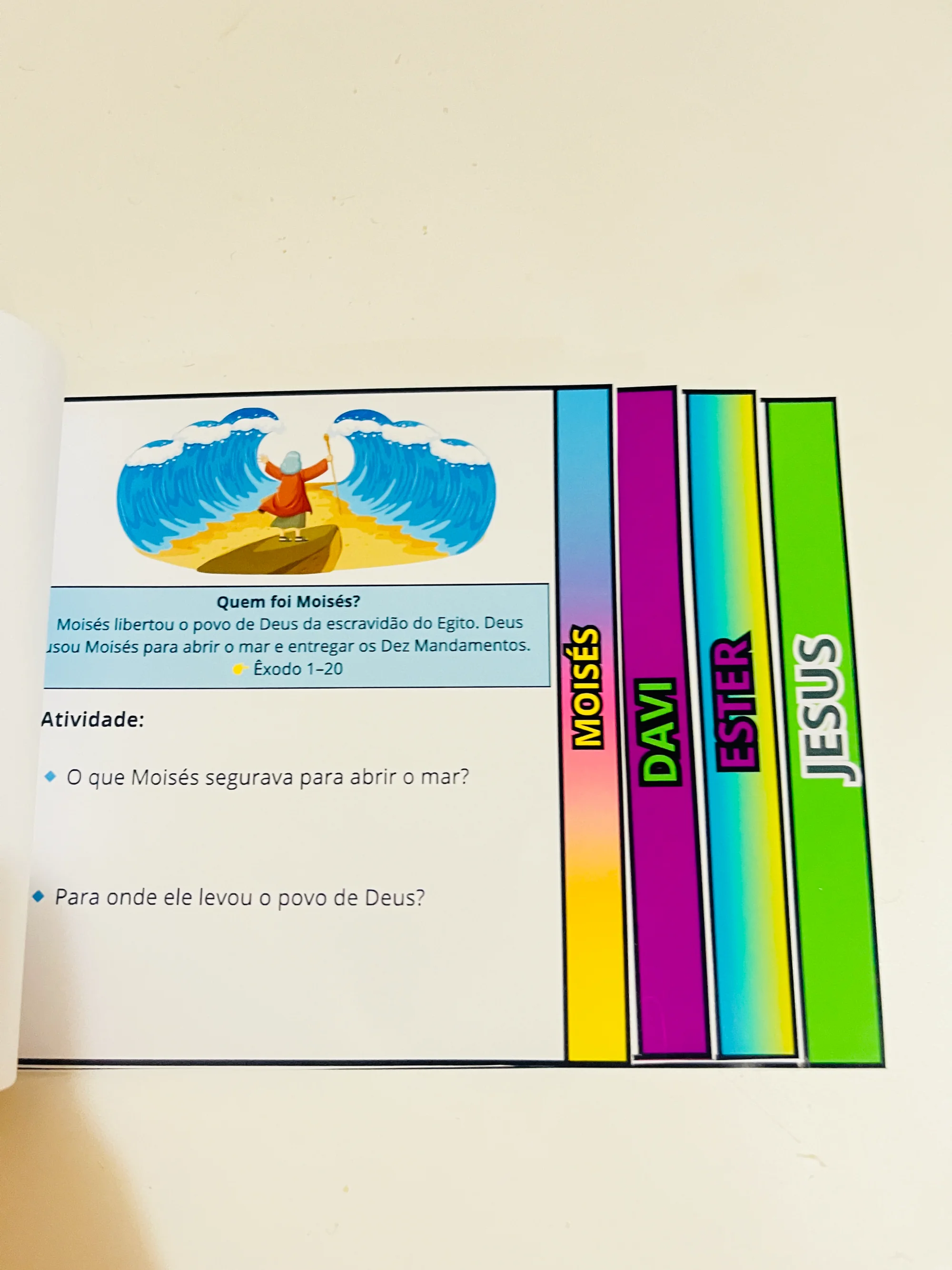 Flipbook Bíblico: Heróis da Bíblia/Material Lúdico — amostra 3: Leve a Palavra de Deus de forma lúdica e interativa para as…