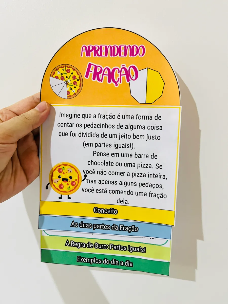 Flipbook de Frações para Ensino Fundamental – Numerador, Denominador, Tipos e Comparação de Frações — amostra 3: Flipbook…
