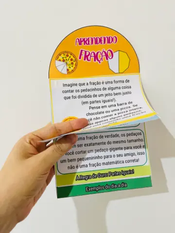 Flipbook de Frações para Ensino Fundamental – Numerador, Denominador, Tipos e Comparação de Frações — capa do material