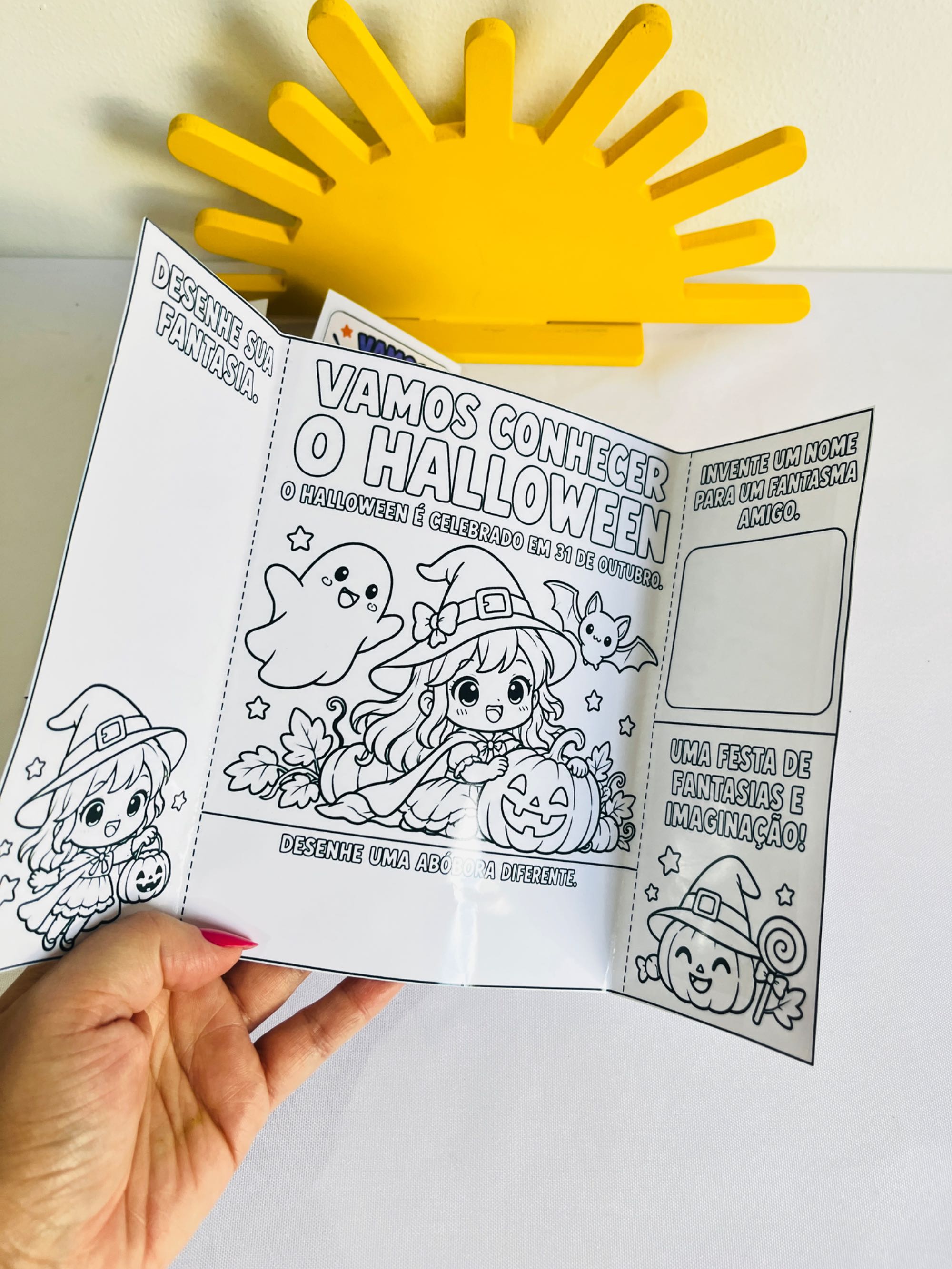 Flipbook de Halloween para Imprimir: Atividades Criativas Infantis — amostra 1: Explore a imaginação com um flipbook de…