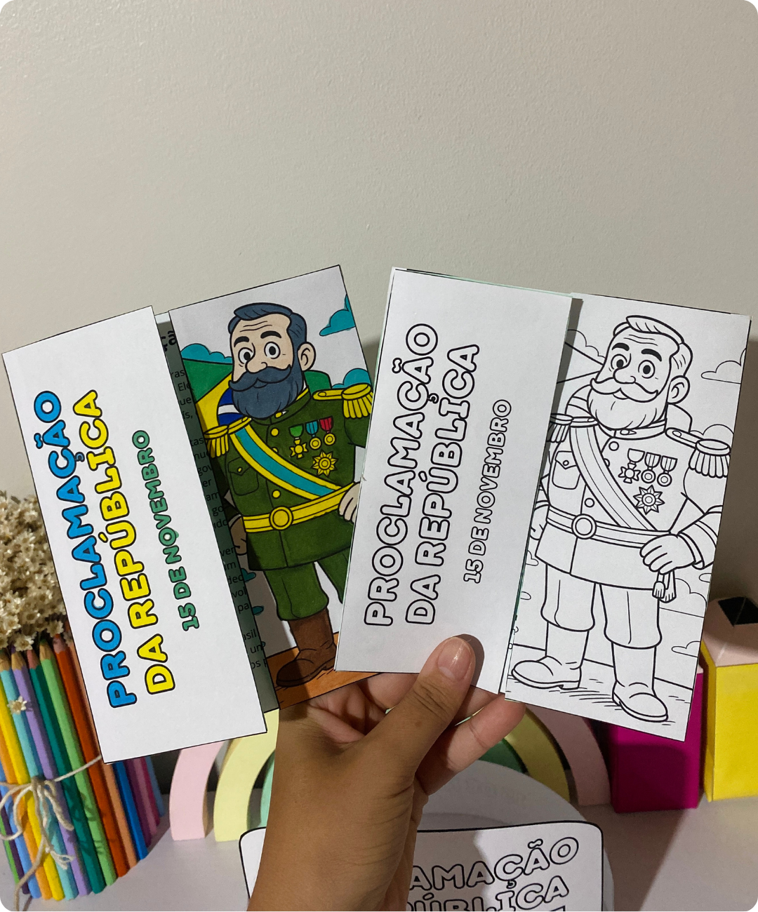 Flipbook de Proclamação da República para imprimir - Educação Infantil — amostra 1: Uma atividade impressa para apresentar…