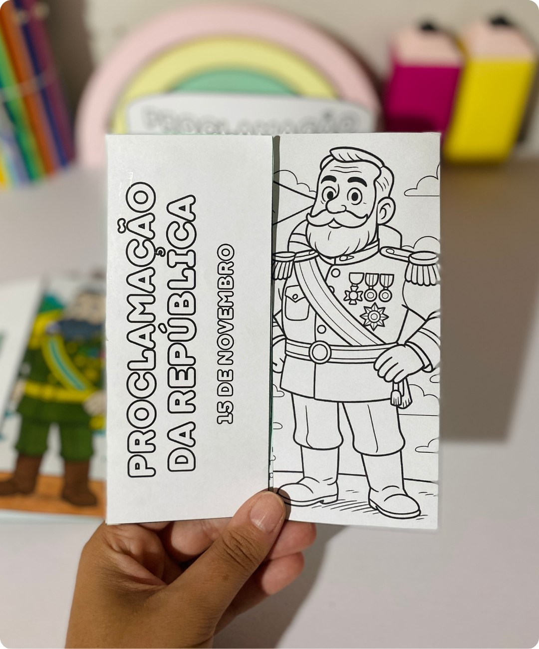 Flipbook de Proclamação da República para imprimir - Educação Infantil — amostra 4: Para quais turmas é indicado