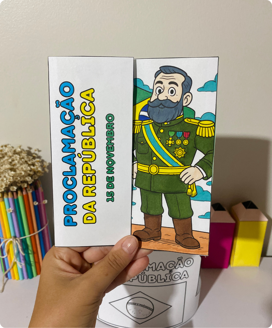 Flipbook de Proclamação da República para imprimir - Educação Infantil — amostra 5: Leve o tema Proclamação da República à…
