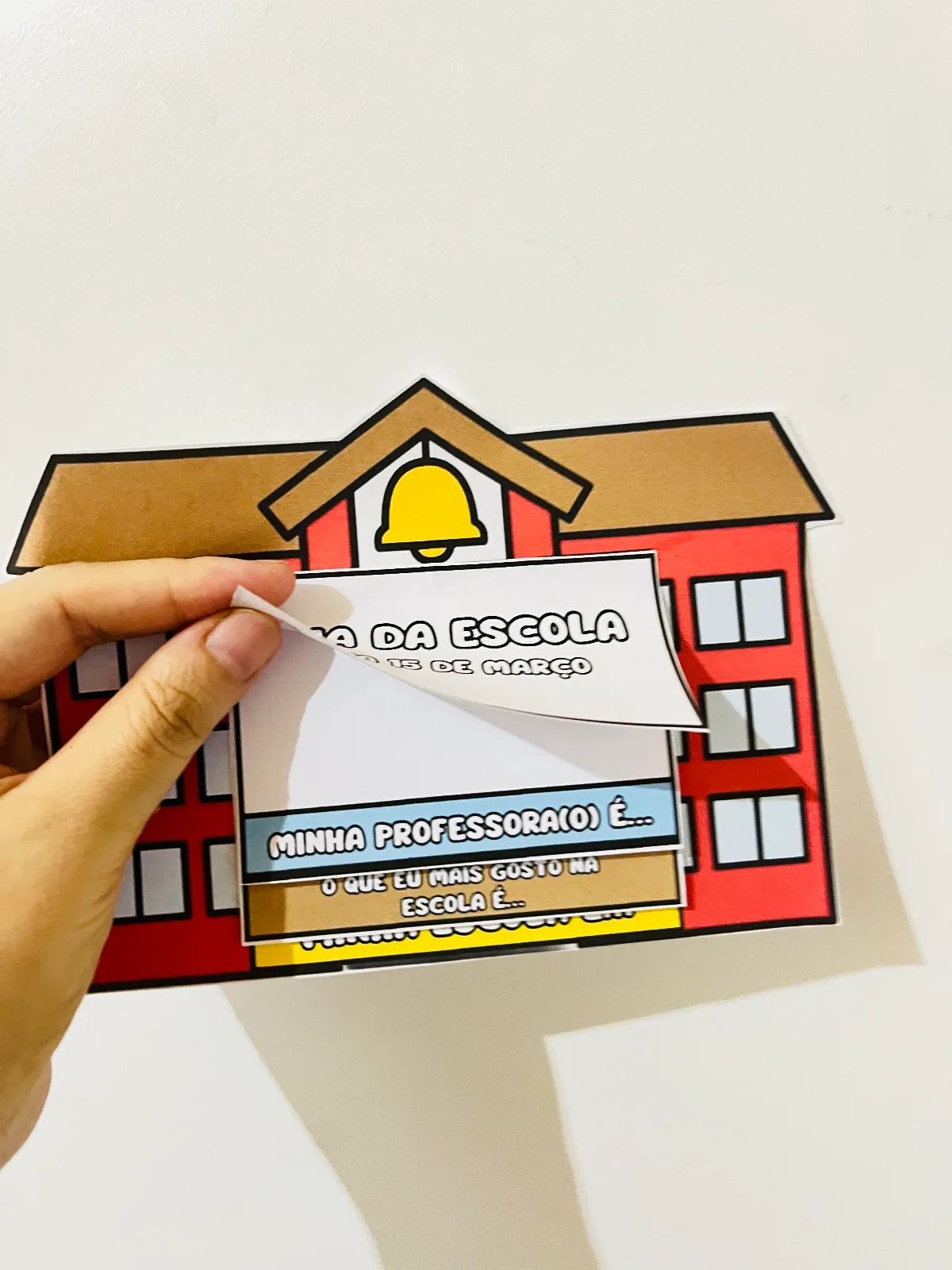 Flipbook dia da Escola - 15 de Março – Material Pedagógico — amostra 2: O Flipbook Dia da Escola é um recurso pedagógico…