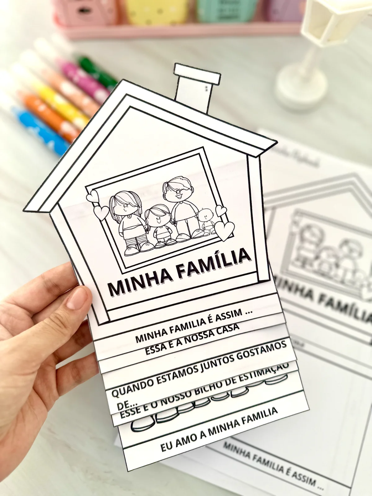 Flipbook dia da Família – PDF para Imprimir | Educação Infantil — Alfabetização para Educação Infantil: Arquivo Flipbook…