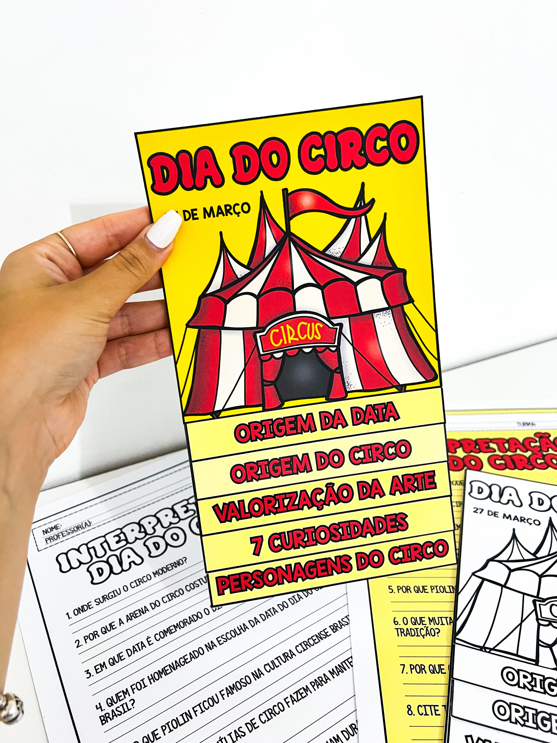 Flipbook: dia do circo + intepretação de texto – PDF para Imprimir — amostra 1: Sobre o FLIPBOOK: DIA DO CIRCO +…
