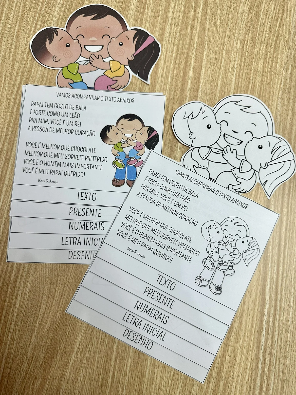 Flipbook Dia dos Pais – Material Pedagógico — amostra 1: O que vem no material