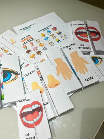 Flipbook dos Cinco Sentidos: Visão, Audição, Paladar, Tato e Olfato — amostra 3: 📚OS SENTIDOS GANHAM VIDA NA SALA DE AULA