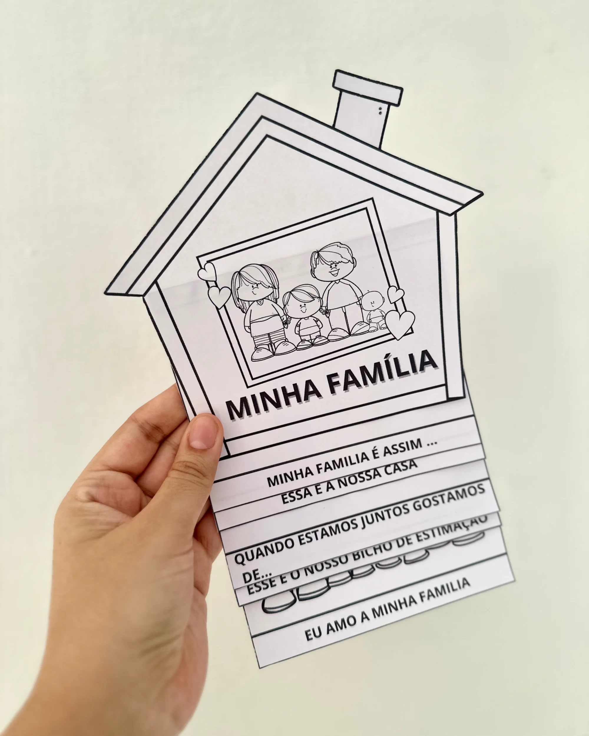 Flipbook Minha Família – Atividade sobre Família para Educação Infantil — amostra 3: Recurso pedagógico em formato de…