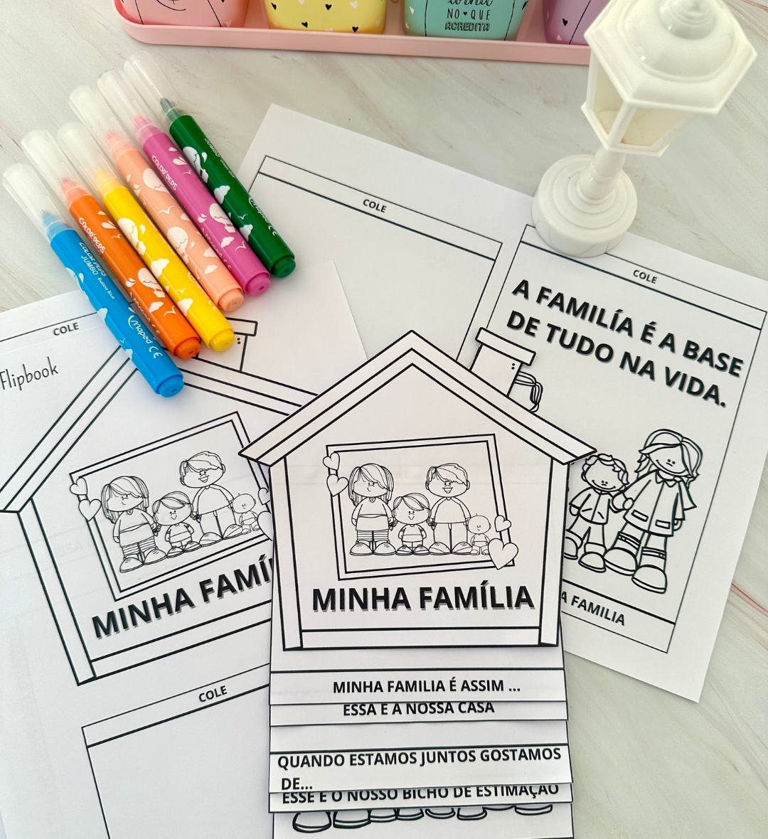 Flipbook Minha Família em PDF para Educação Infantil — capa do material