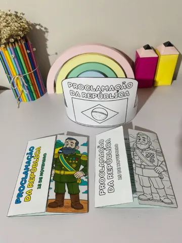 Flipbook Proclamação da República – Atividades para 2º e 3º Ano — amostra 5: Flipbook da Proclamação da República com…
