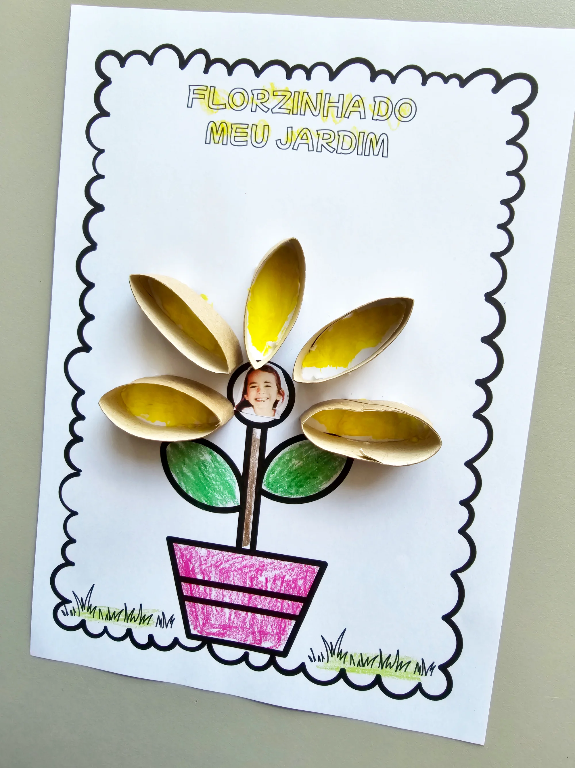 FLORZINHA DO MEU JARDIM — UMA ATIVIDADE CRIATIVA E ENCANTADORA! — amostra 1: Com a Florzinha do Meu Jardim , as crianças…