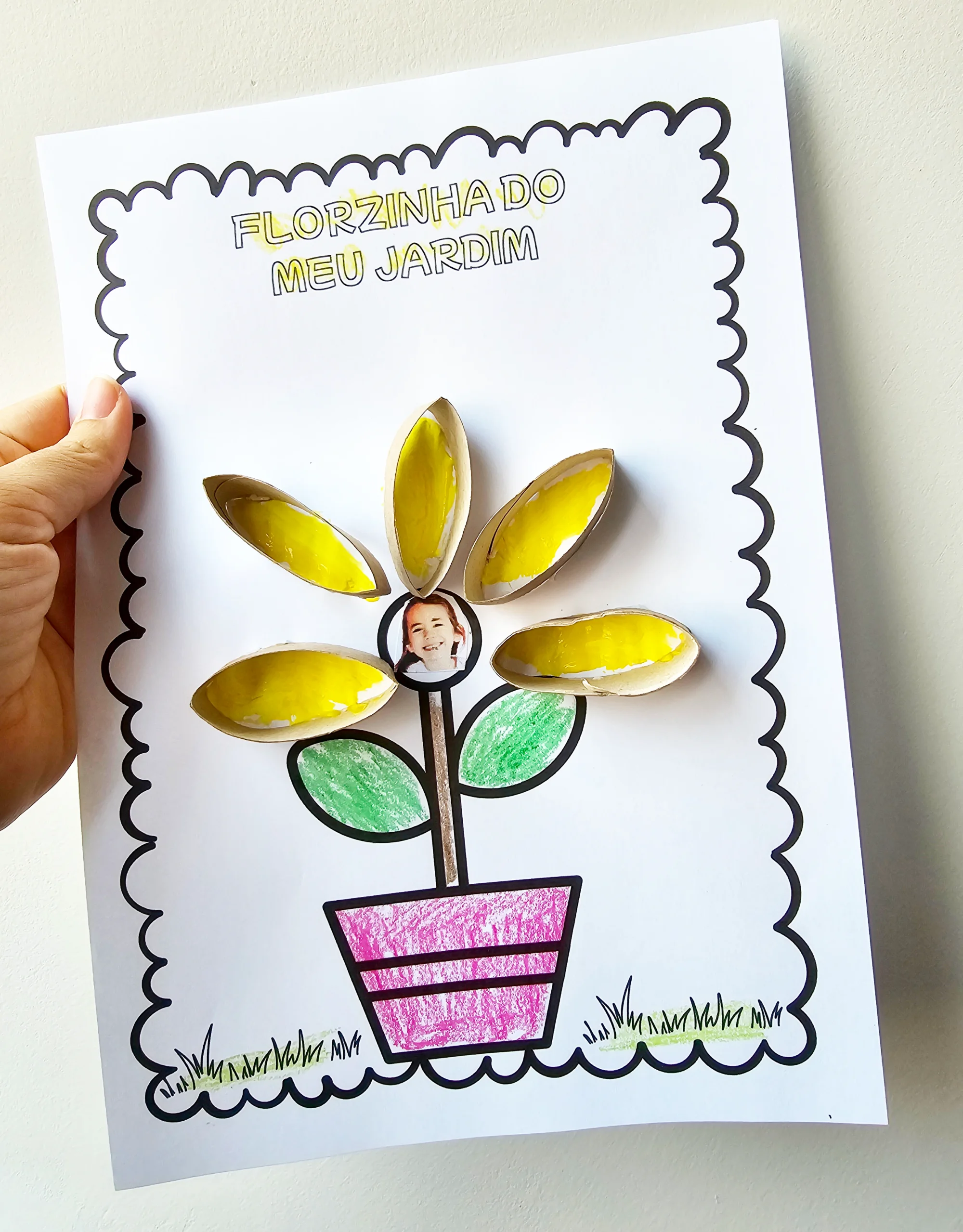 FLORZINHA DO MEU JARDIM — UMA ATIVIDADE CRIATIVA E ENCANTADORA! — amostra 2: Com a Florzinha do Meu Jardim , as crianças…