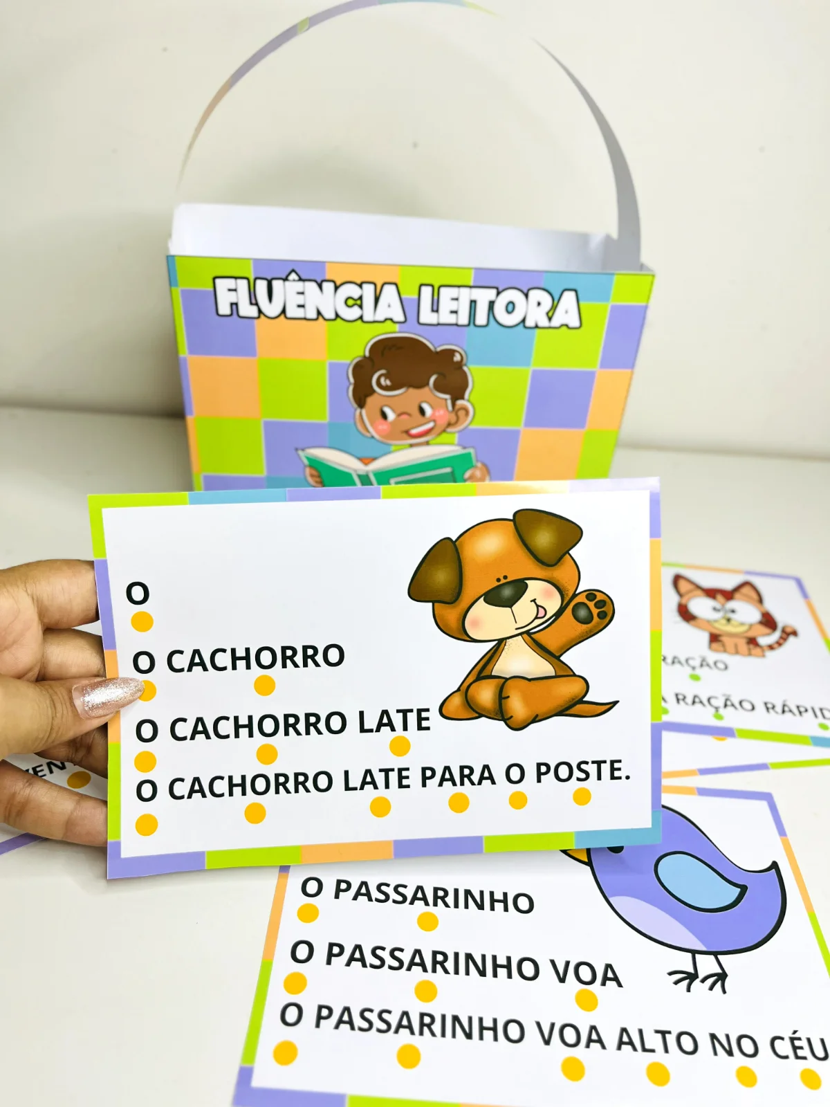 Fluência Leitora: Atividades de Pausas e Pontuação — amostra 2: Textos e cartelas para treinar ritmo, pausas e entonação na…