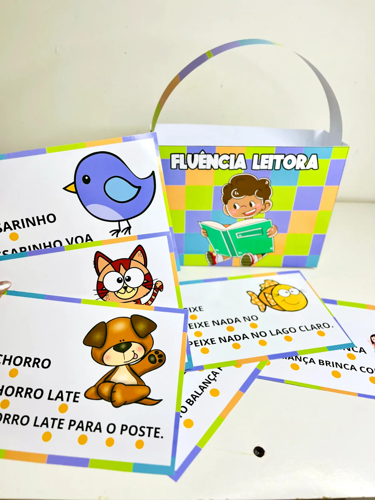 Fluência Leitora: Atividades de Pausas e Pontuação — amostra 4: Textos e cartelas para treinar ritmo, pausas e entonação na…