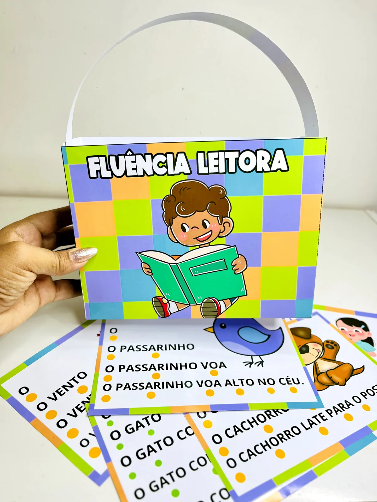 Fluência Leitora: Atividades de Pausas e Pontuação — amostra 5: Textos e cartelas para treinar ritmo, pausas e entonação na…