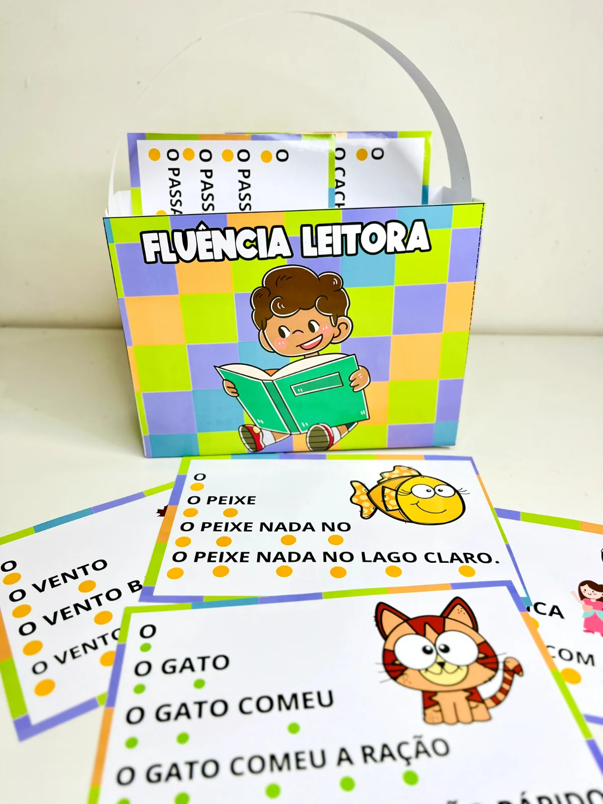 Fluência Leitora: Atividades de Pausas e Pontuação — amostra 7: Textos e cartelas para treinar ritmo, pausas e entonação na…