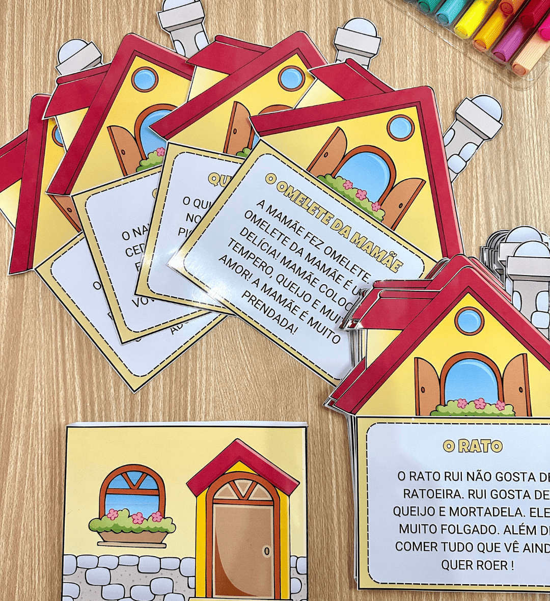 Fluência leitora: combo com 12 recursos para alfabetização — amostra 2: O que vem no material