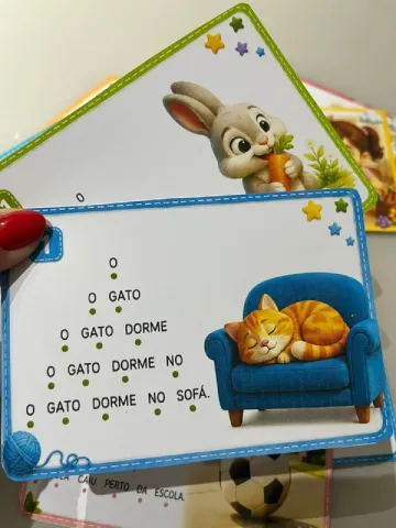 FLUÊNCIA LEITORA – FRASES E PEQUENOS TEXTOS (SÍLABAS SIMPLES) — amostra 7: 📚Está procurando um recurso para ajudar seus…
