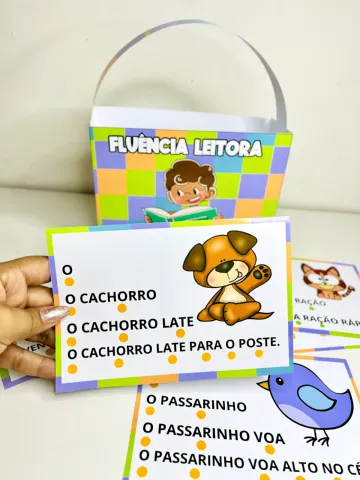 “Fluência na Leitura” com Atividades de Pausas e Maletinha de Brinde — amostra 3: Aprimore a fluência na leitura de maneira…