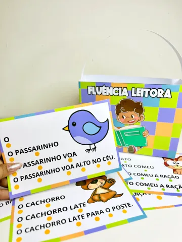 “Fluência na Leitura” com Atividades de Pausas e Maletinha de Brinde — amostra 4: Aprimore a fluência na leitura de maneira…