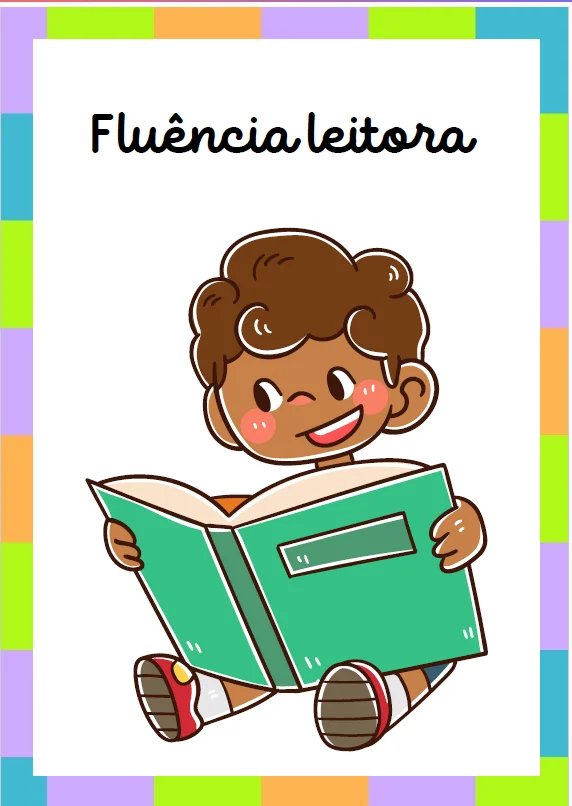 “Fluência na Leitura” com Atividades de Pausas — capa do material