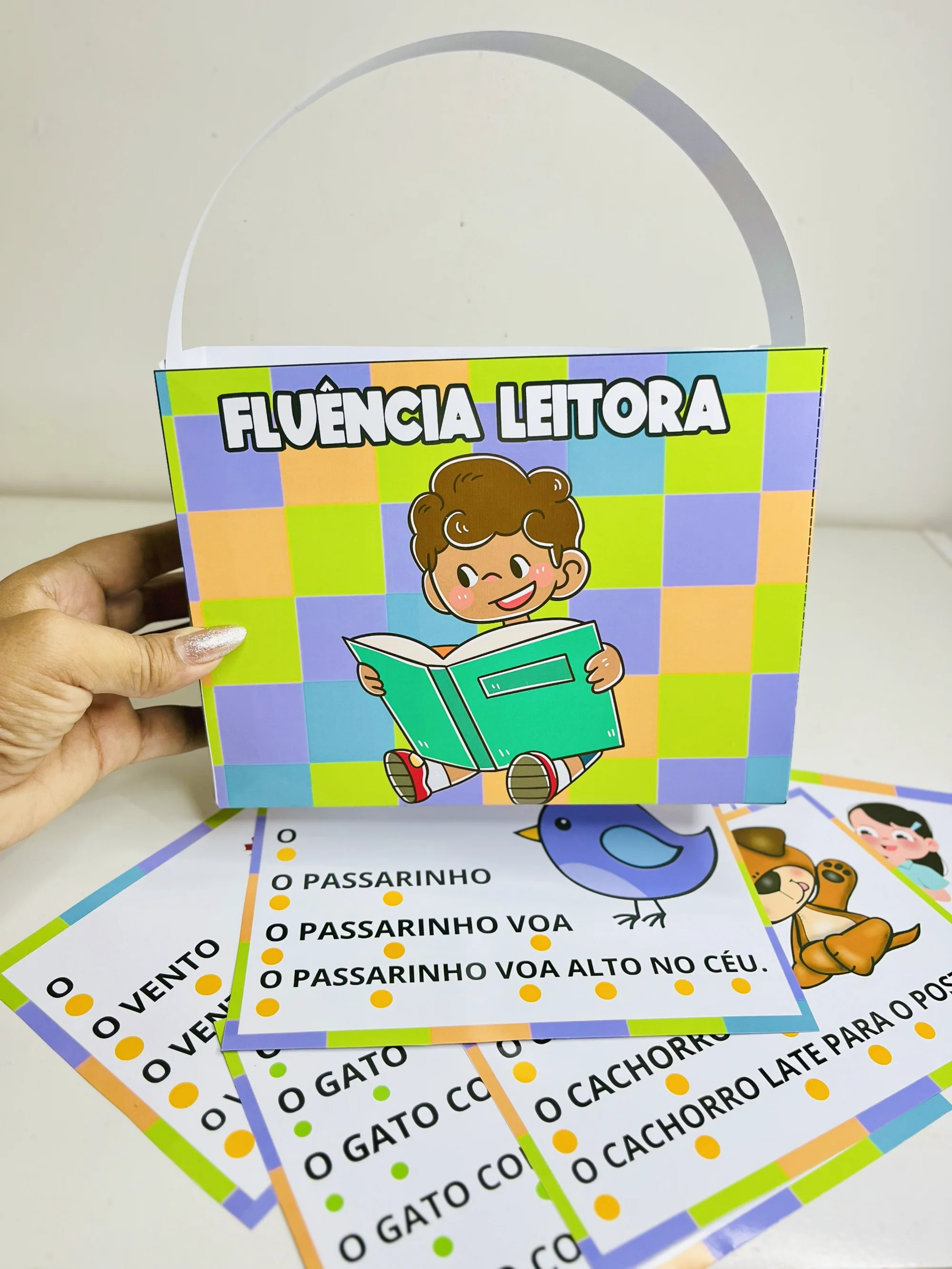 “Fluência na Leitura” com Atividades de Pausas e Maletinha de Brinde — amostra 4: Aprimore a fluência na leitura de maneira…