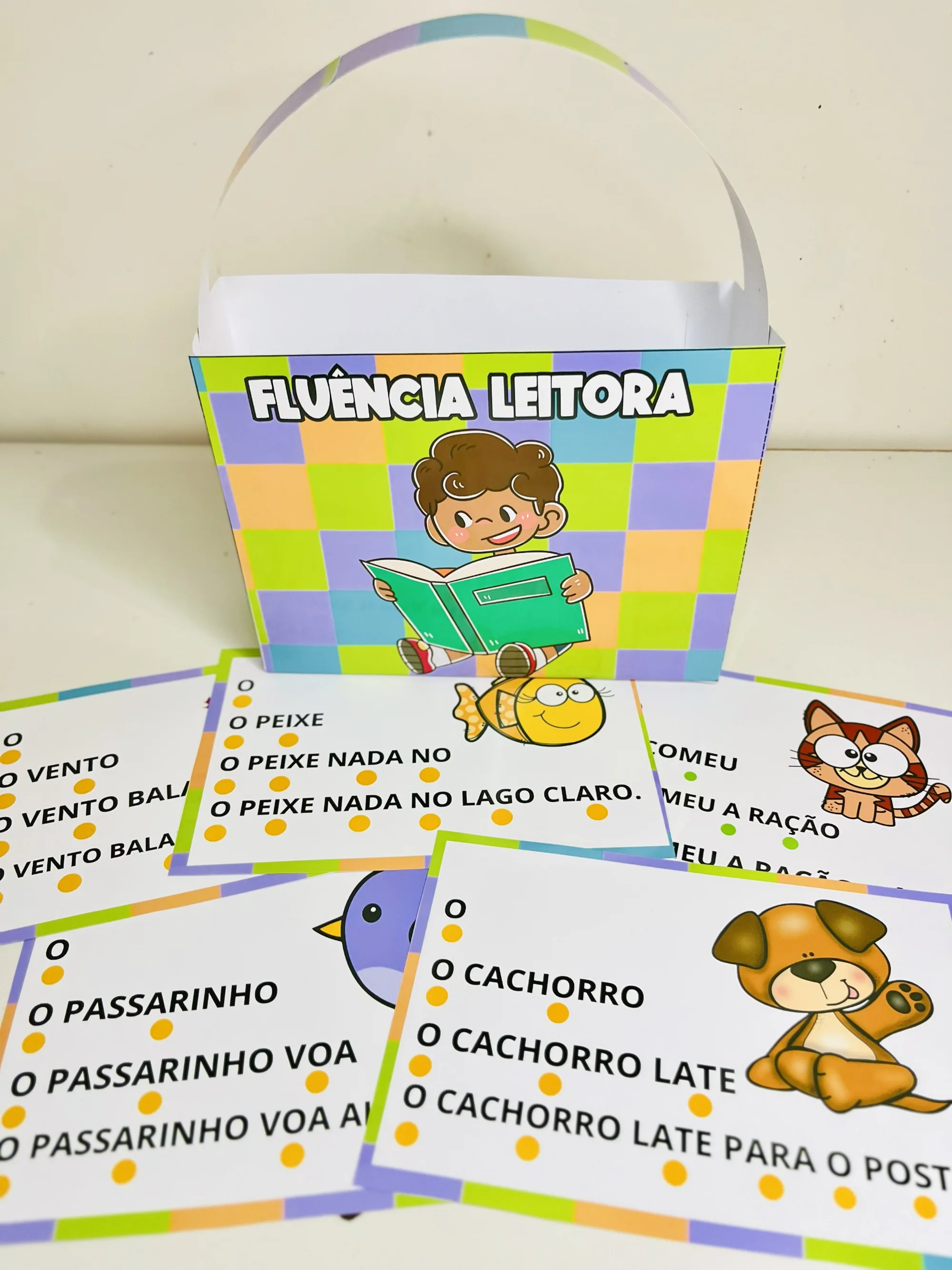 “Fluência na Leitura” com Atividades de Pausas e Maletinha de Brinde — capa do material