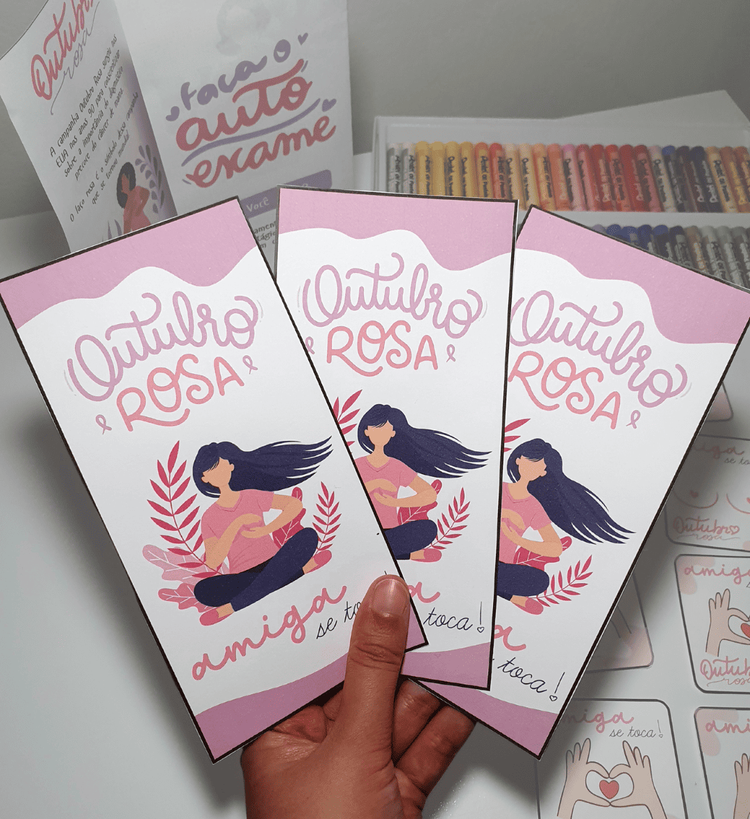 Flyer Outubro Rosa em PDF para Imprimir com Brindes — amostra 4: Para quem é indicado