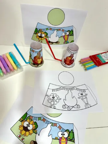 Fogueira No Copo – PDF para Imprimir | Educação Infantil — amostra 7: Recurso Fogueira no copo para trabalhar o tema Festa…