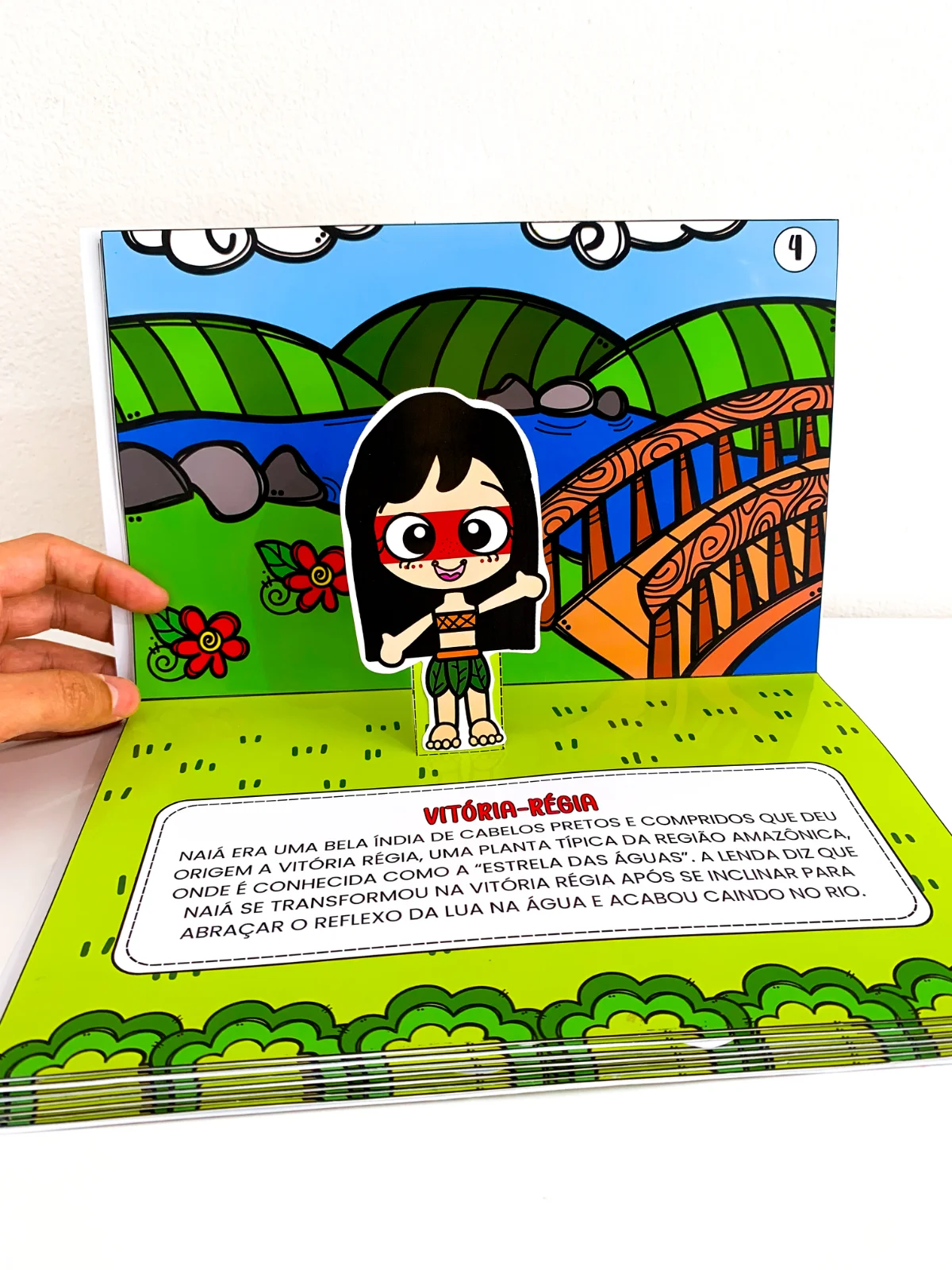 Folclore Brasileiro - Livro 3D — amostra 4: Encante as crianças com um Livro 3D do Folclore Brasileiro Folclore Brasileiro - Livro 3D — amostra 4: Encante as crianças com um Livro 3D do Folclore Brasileiro