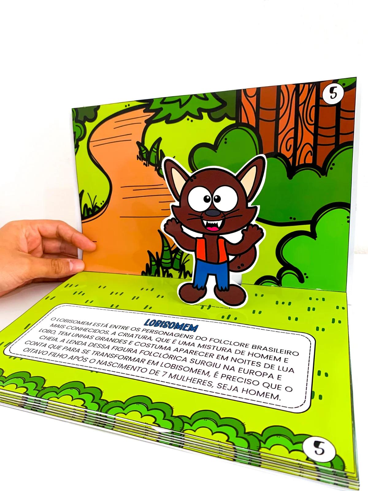 Folclore Brasileiro - Livro 3D — amostra 5: Encante as crianças com um Livro 3D do Folclore Brasileiro Folclore Brasileiro - Livro 3D — amostra 5: Encante as crianças com um Livro 3D do Folclore Brasileiro