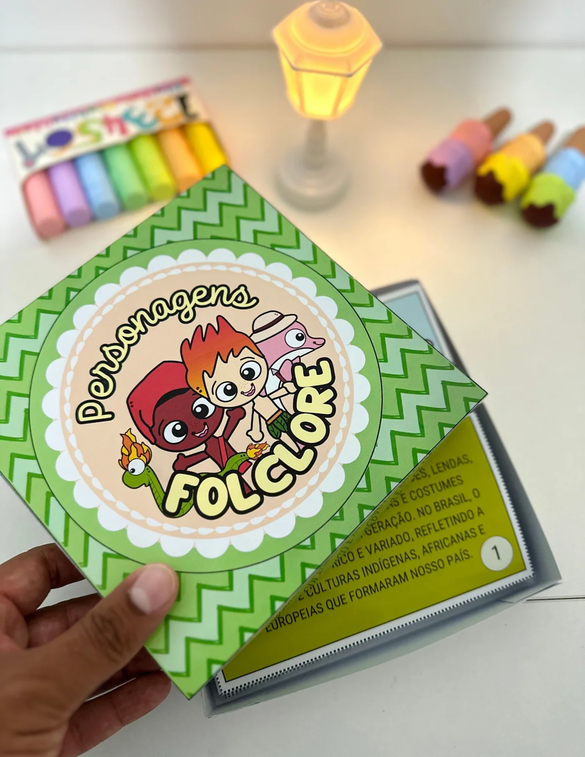 Folclore Brasileiro - Livro na Caixa — Datas comemorativas para Educação Infantil: O material traz a história do Folclore…