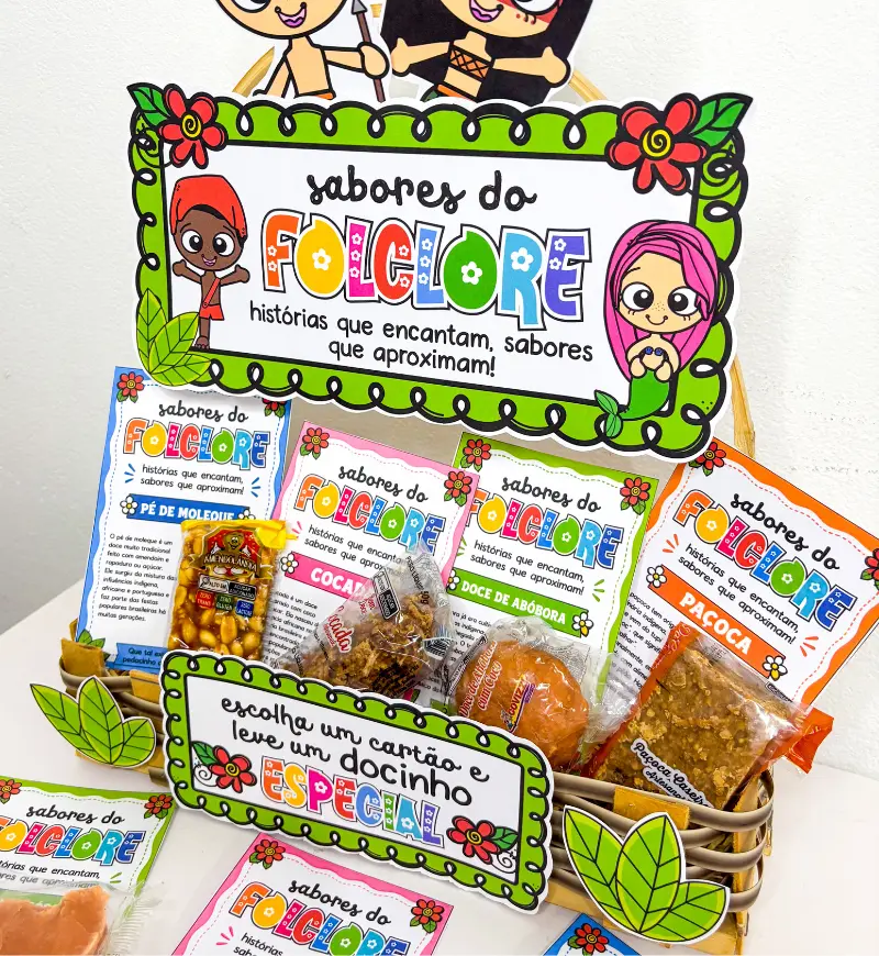 Folclore brasileiro: Sabores do Folclore em PDF — amostra 5: Explore o folclore brasileiro por meio de doces tradicionais