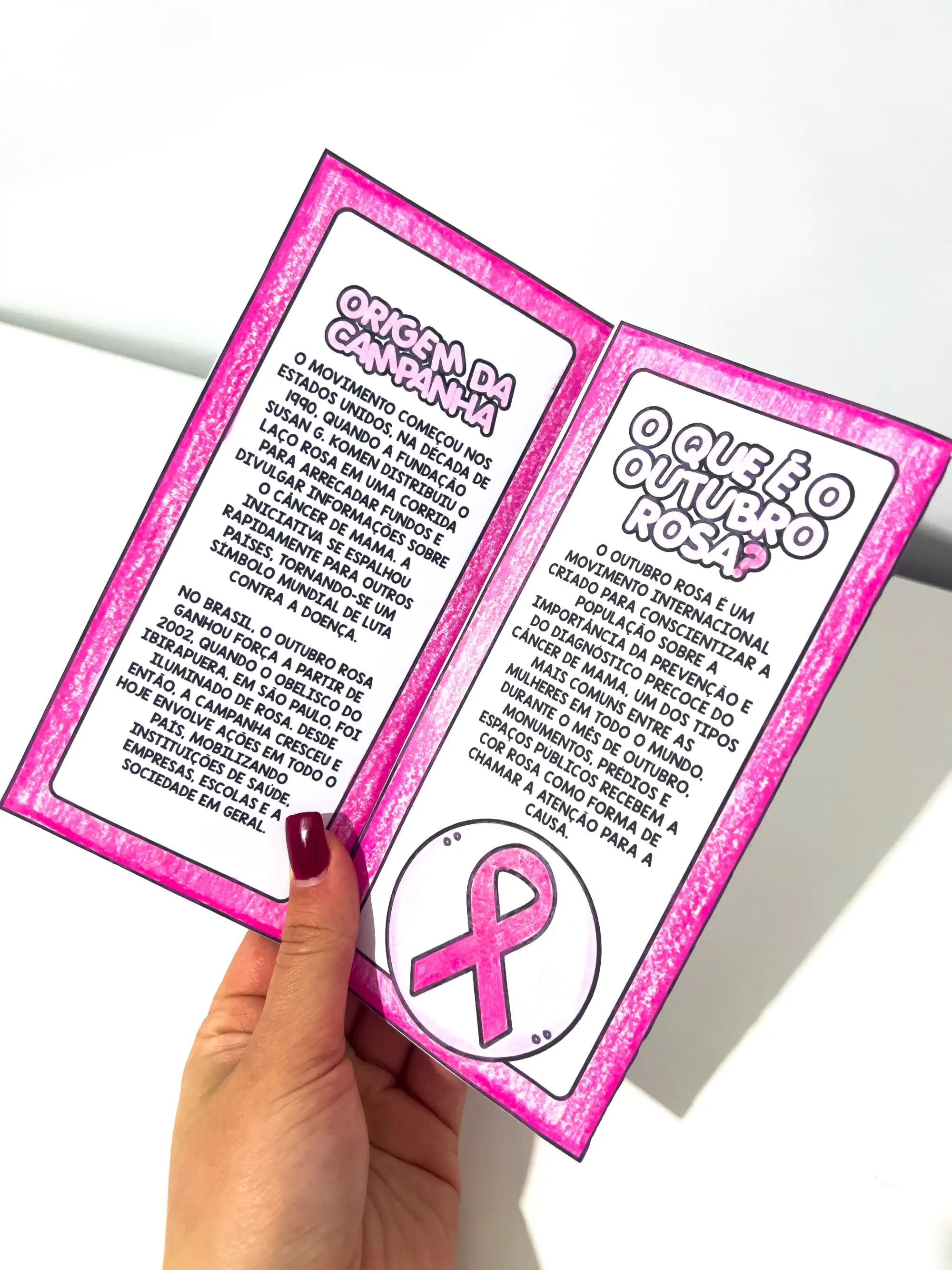 Folder Informativo Outubro Rosa – PDF para Imprimir — capa do material