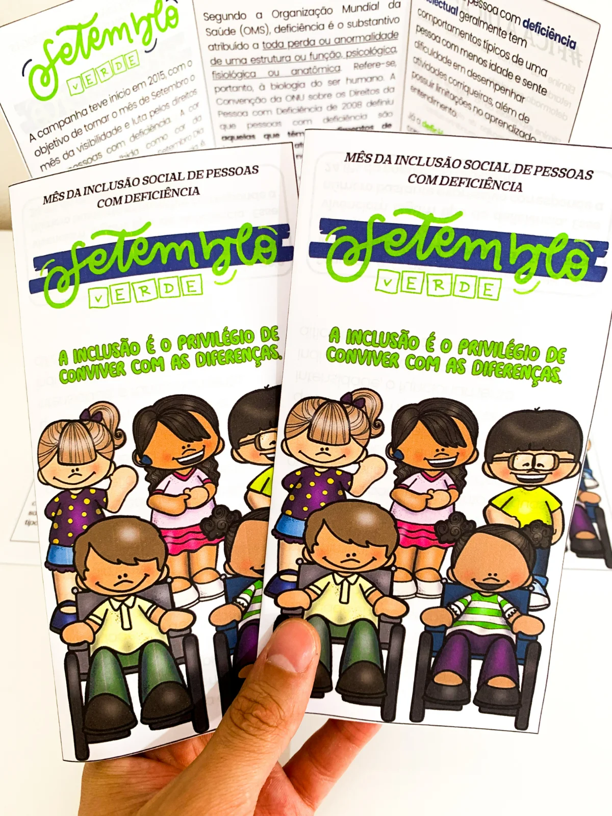 Folder para Campanha Setembro Verde — capa do material