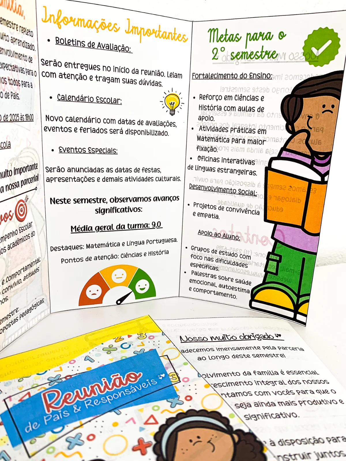 Folder Reunião Com As Famílias | Educação Infantil e Anos Iniciais — amostra 2: Para quem é indicado