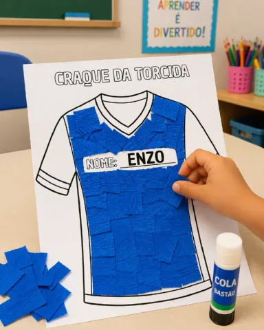 Folhinha craque da torcida – PDF para Imprimir | Educação Infantil — amostra 2: Material pedagógico digital em PDF:…