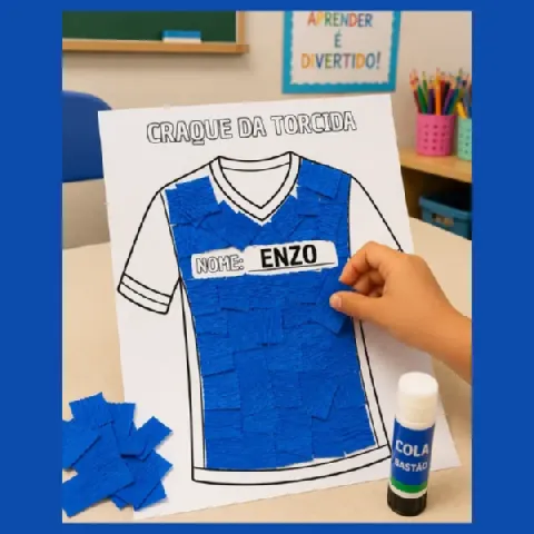 Folhinha craque da torcida – PDF para Imprimir | Educação Infantil — capa do material