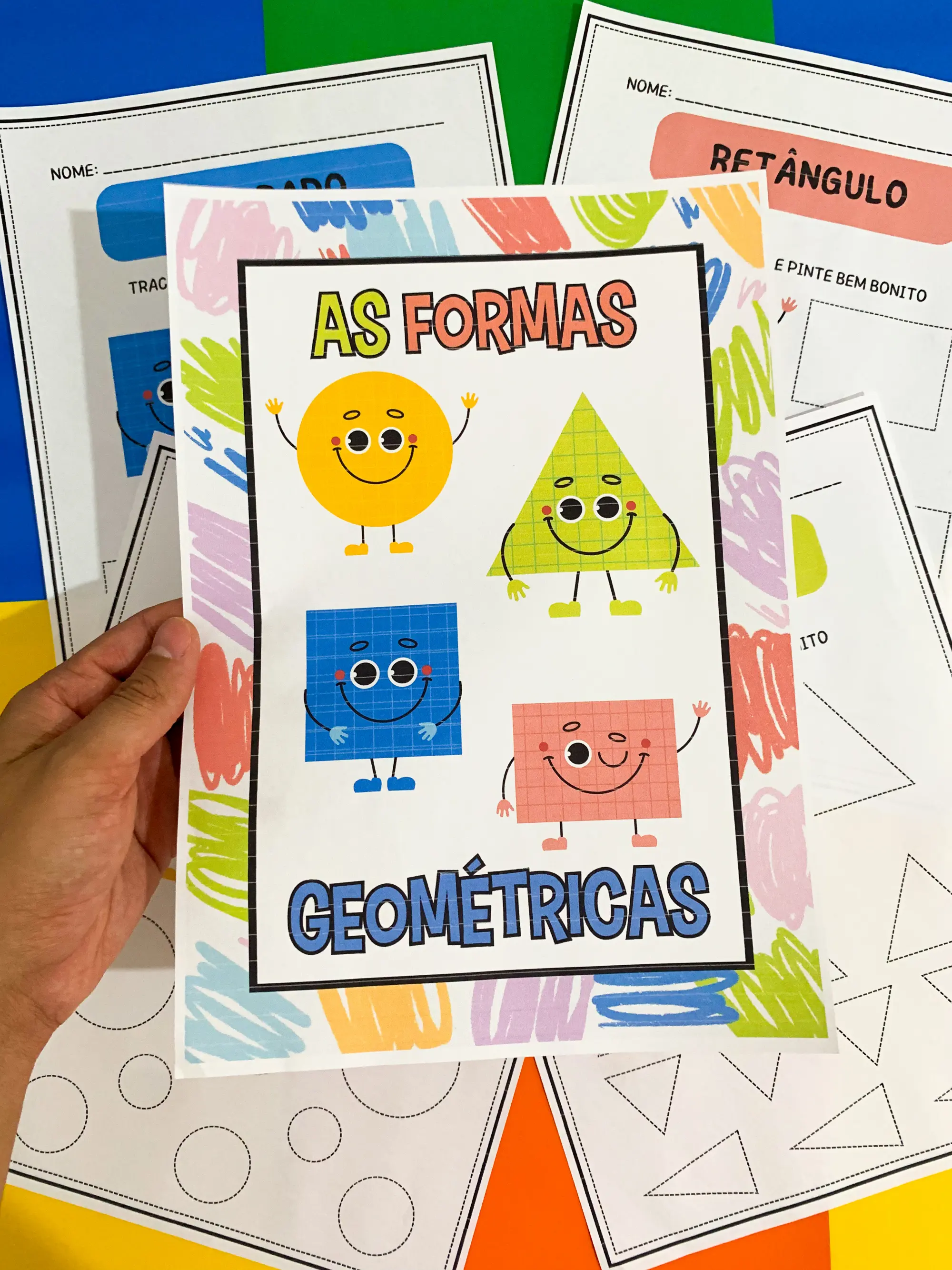 Folhinha de Atividade para Educação Infantil e Anos Iniciais — capa do material