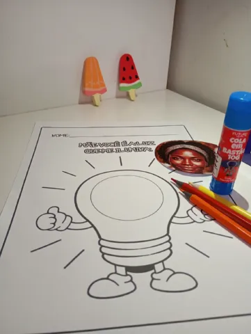 Folhinha Dia Das Mães | Educação Infantil — amostra 3: Dia das Mães Lâmpada Encante suas crianças com uma atividade linda,…