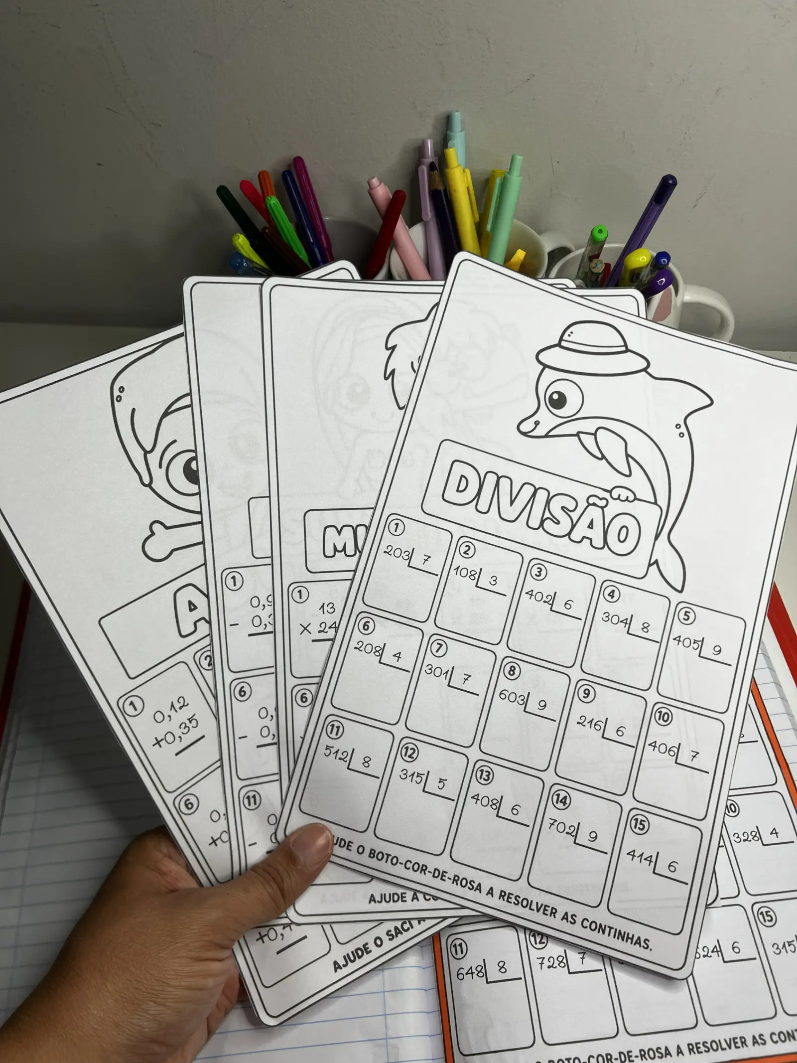 Folhinhas das 4 Operações — 4º Ano | Tema Folclore — amostra 3: Para quem é indicado