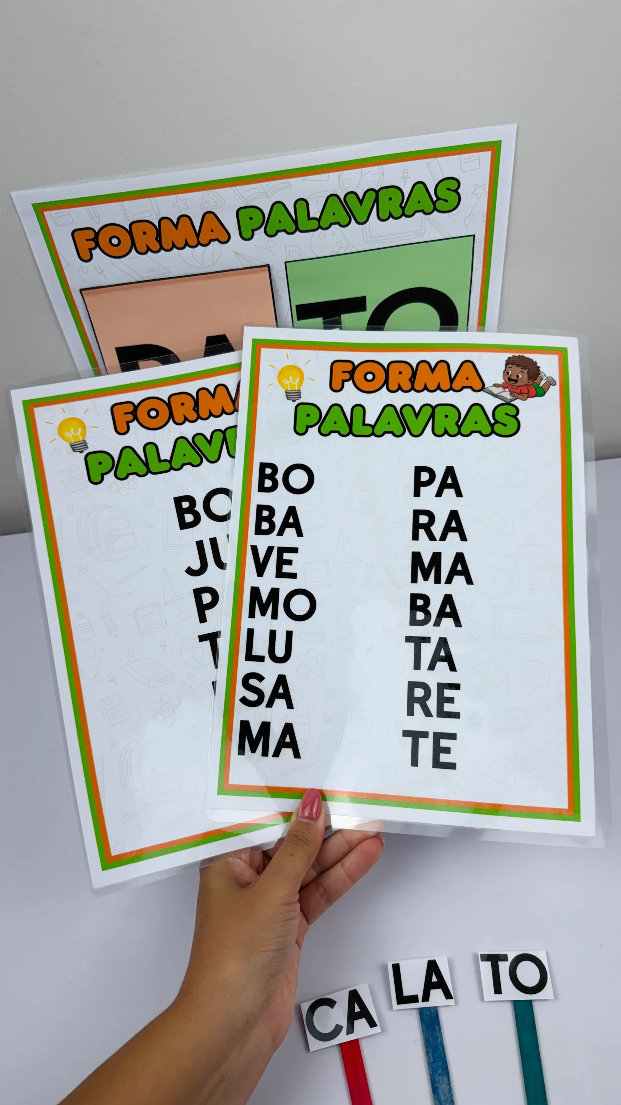 📚 FORMA PALAVRAS – ALFABETIZAÇÃO INICIAL — amostra 6: Um recurso pedagógico prático e interativo para fortalecer o…
