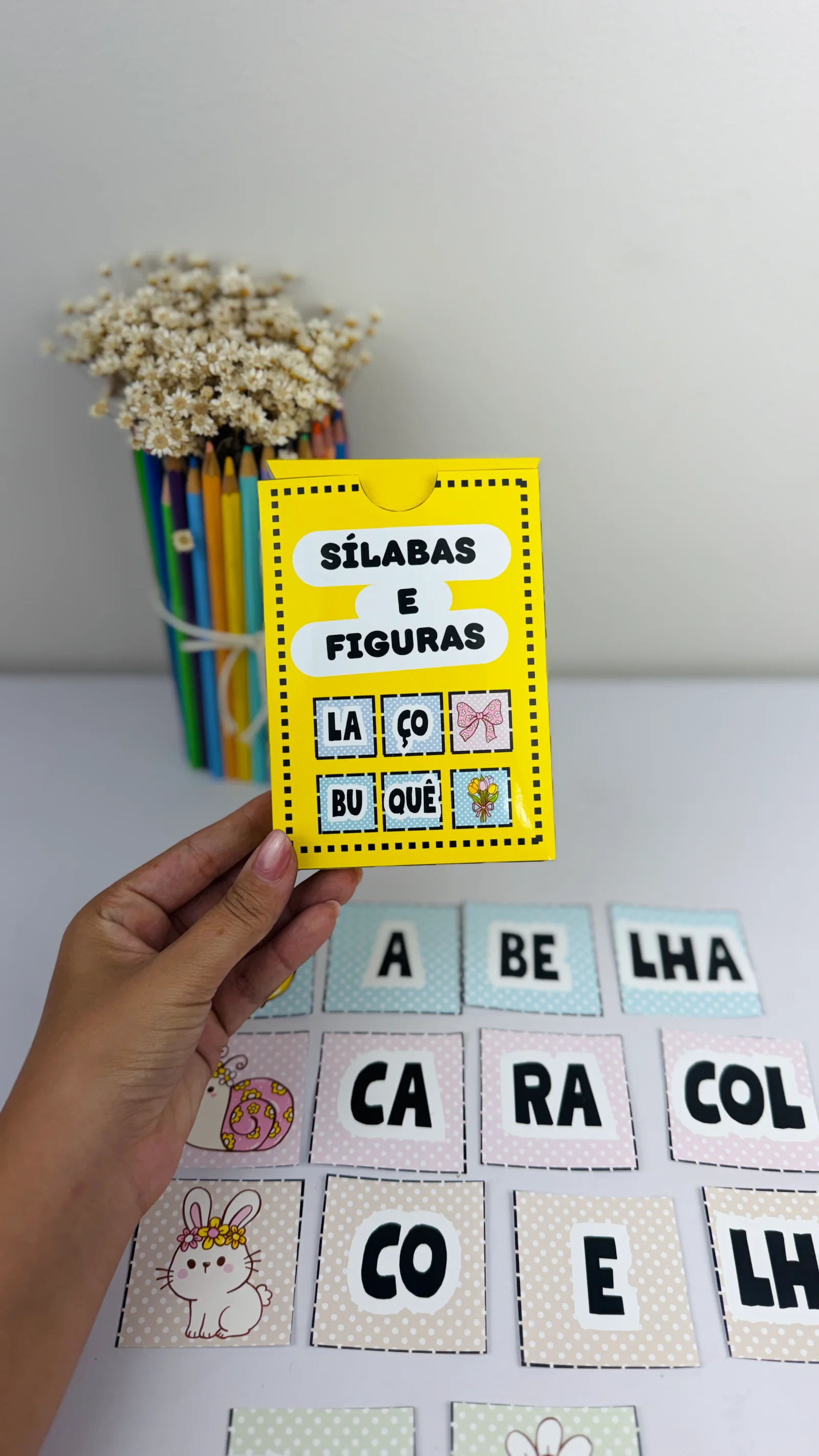 FORMAÇÃO DE PALAVRAS — SÍLABAS E FIGURAS ✂️ — amostra 5: Um recurso lúdico e interativo para trabalhar a formação de…